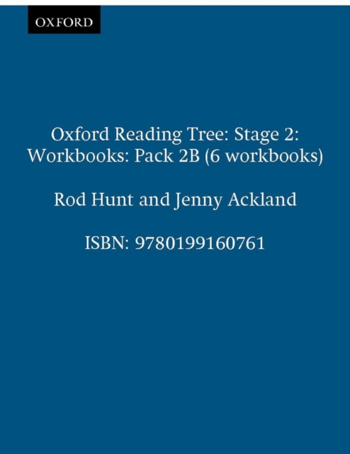 Oxford Reading Tree: Level 2: Workbooks: Pack 2B (6 workbooks), Paperback / softback Book