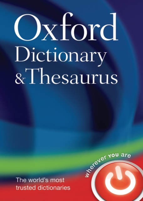 Oxford Dictionary and Thesaurus, Hardback Book