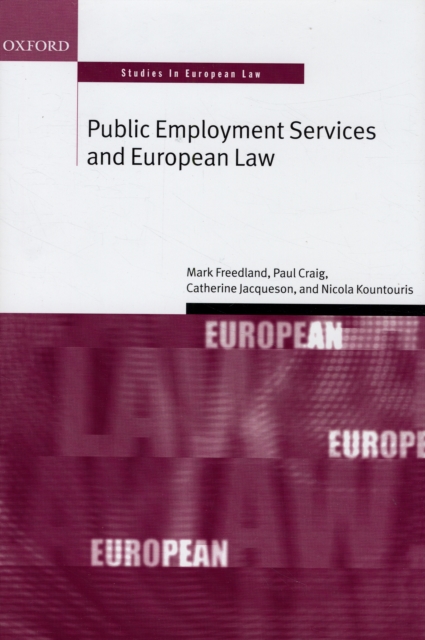 Public Employment Services and European Law, Hardback Book