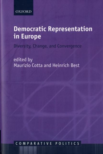 Democratic Representation in Europe : Diversity, Change, and Convergence, Hardback Book