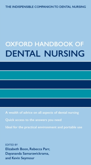 Oxford Handbook of Dental Nursing, Part-work (fascÃ­culo) Book