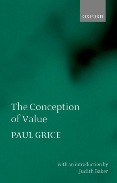 The Conception of Value, Paperback / softback Book