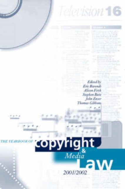 Yearbook of Copyright and Media Law, Volume VI 2001-02, Hardback Book
