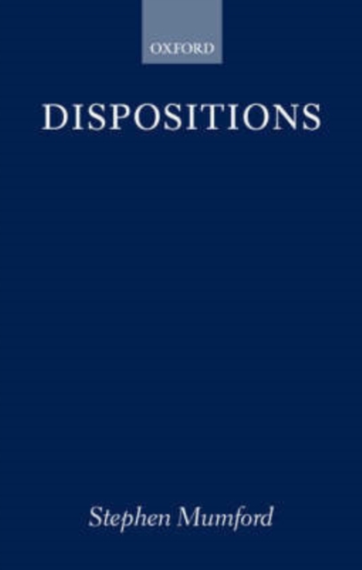 Dispositions, Paperback / softback Book