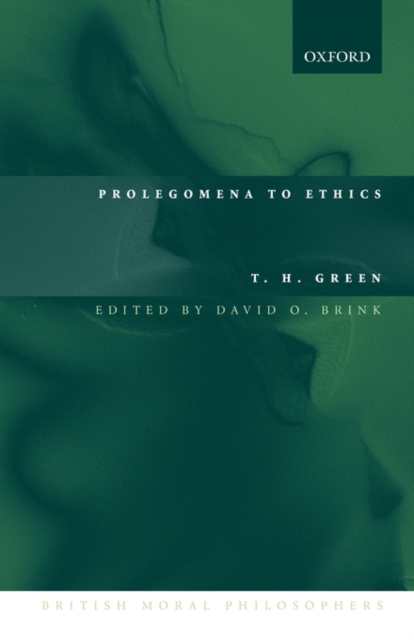 Prolegomena to Ethics, Paperback / softback Book