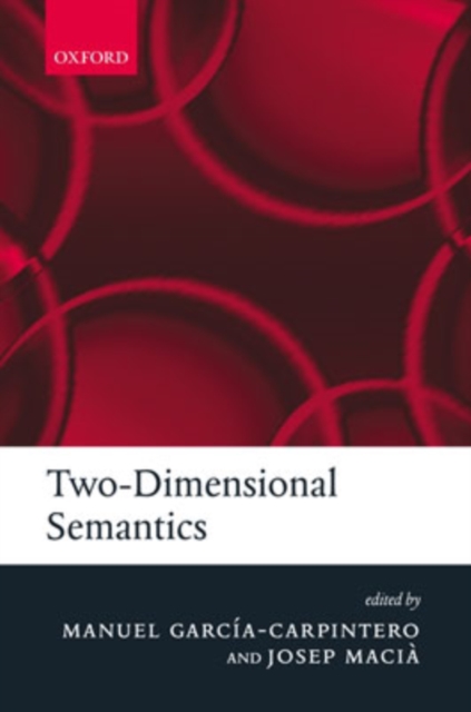 Two-Dimensional Semantics, Paperback / softback Book