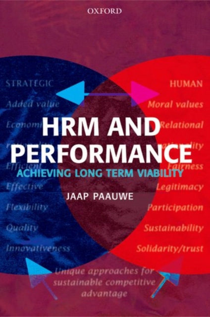 HRM and Performance : Achieving Long Term Viability, Hardback Book