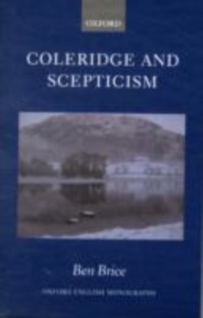 Coleridge and Scepticism, Hardback Book