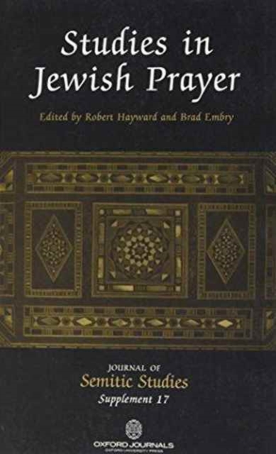 Studies in Jewish Prayer, Paperback / softback Book