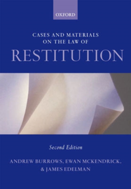 Cases and Materials on the Law of Restitution, Paperback / softback Book