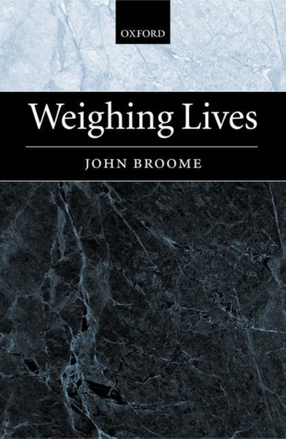 Weighing Lives, Paperback / softback Book