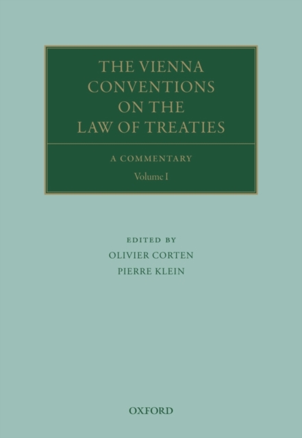 The Vienna Conventions on the Law of Treaties : A Commentary, Multiple-component retail product Book