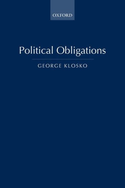 Political Obligations, Paperback / softback Book