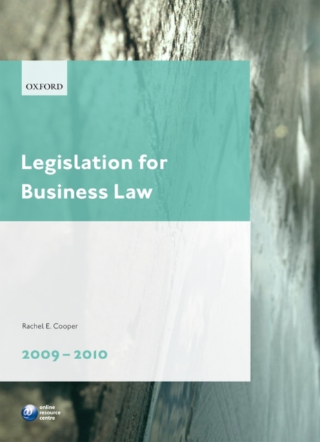 Legislation for Business Law 2009-2010, Paperback Book