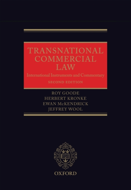 Transnational Commercial Law : International Instruments and Commentary, Hardback Book
