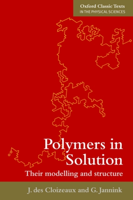 Polymers in Solution : Their Modelling and Structure, Paperback / softback Book