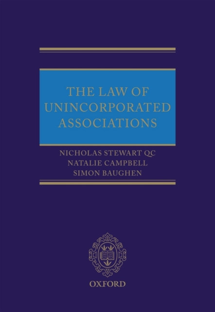 The Law of Unincorporated Associations, Hardback Book