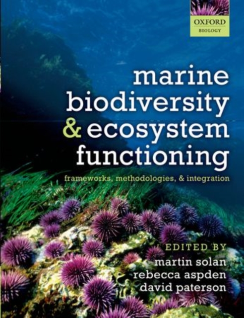 Marine Biodiversity and Ecosystem Functioning : Frameworks, methodologies, and integration, Hardback Book