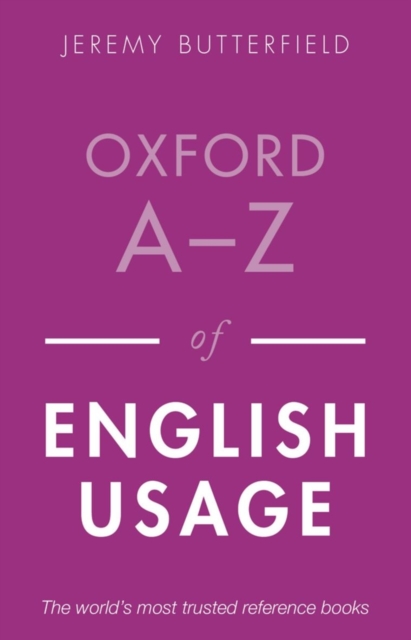 Oxford A-Z of English Usage, Paperback / softback Book