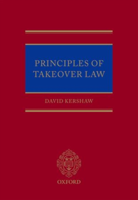 Principles of Takeover Regulation, Hardback Book