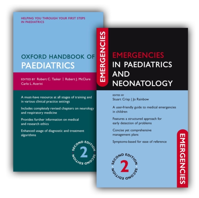 Oxford Handbook of Paediatrics and Emergencies in Paediatrics and Neonatology Pack, Multiple copy pack Book