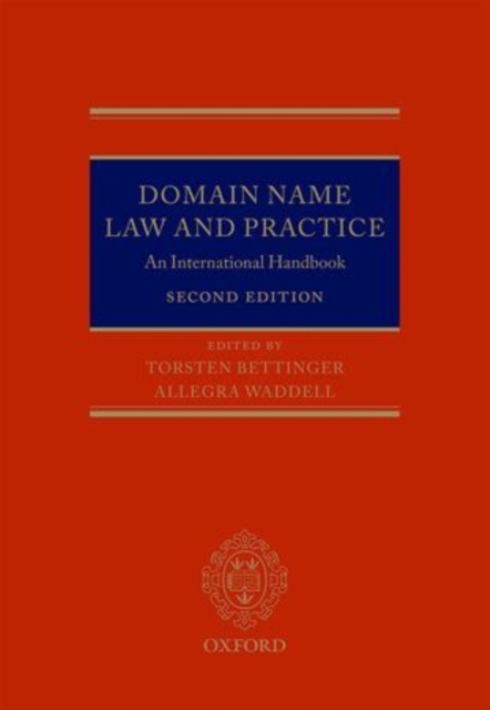 Domain Name Law and Practice : An International Handbook, Hardback Book