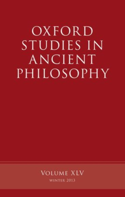 Oxford Studies in Ancient Philosophy, Volume 45, Paperback / softback Book