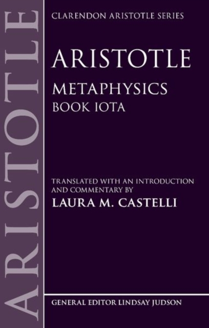 Aristotle: Metaphysics : Book Iota, Hardback Book