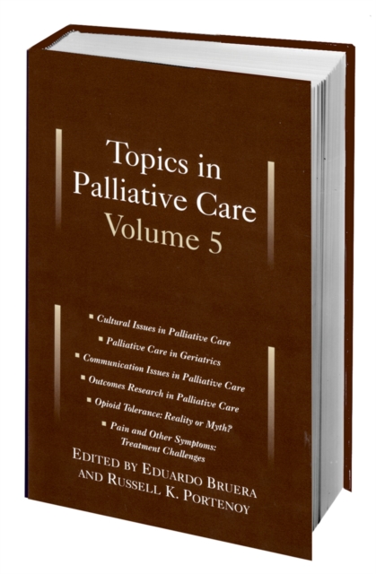 Topics in Palliative Care, PDF eBook