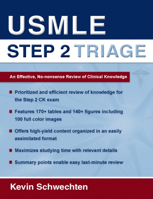 USMLE Step 2 Triage : An Effective No-nonsense Review of Clinical Knowledge, PDF eBook