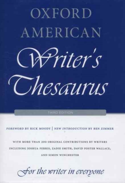 Oxford American Writer's Thesaurus, Hardback Book