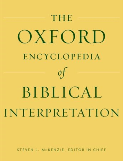 Oxford Encyclopedia of Biblical Interpretation, Kit Book