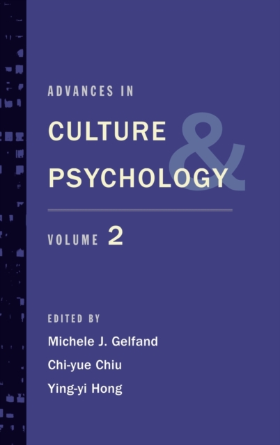 Advances in Culture and Psychology : Volume 2, Hardback Book