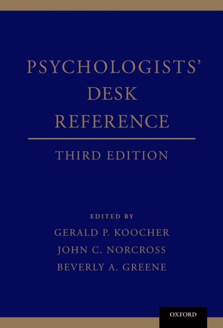 Psychologists' Desk Reference, PDF eBook