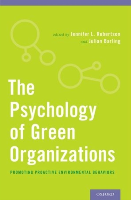 The Psychology of Green Organizations, Hardback Book