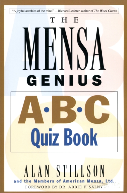 Mensa Genius A-B-C Quiz Book, Paperback / softback Book