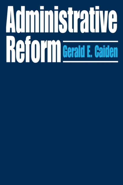 Administrative Reform, Paperback / softback Book