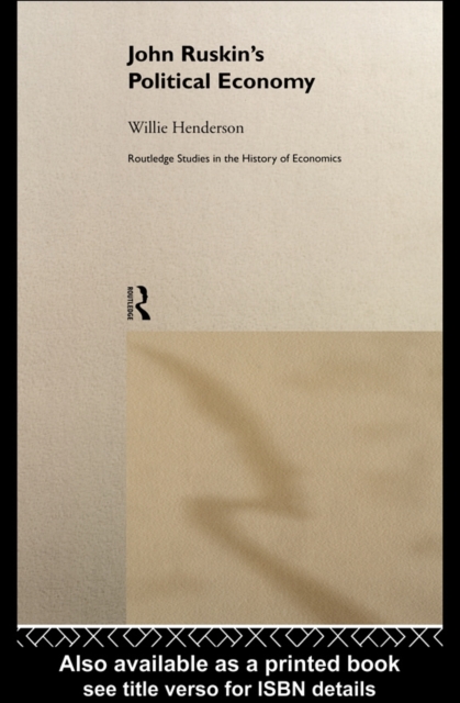 John Ruskin's Political Economy, PDF eBook