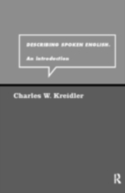 Describing Spoken English : An Introduction, PDF eBook