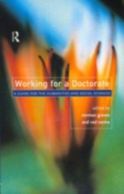 Working for a Doctorate, PDF eBook