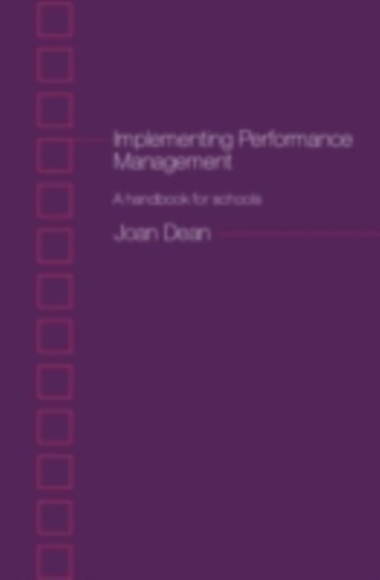 Implementing Performance Management : A Handbook for Schools, PDF eBook