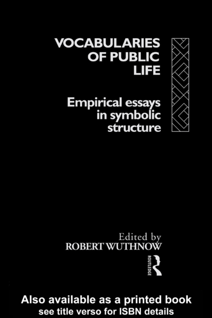 Vocabularies Of Public Life, PDF eBook