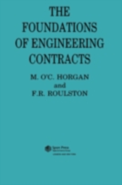 The Foundations of Engineering Contracts, PDF eBook