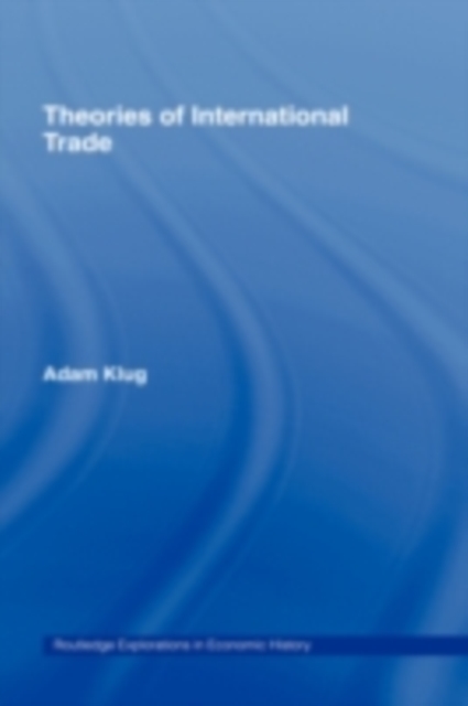 Theories of International Trade, PDF eBook