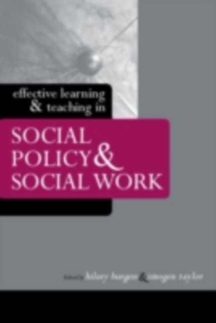 Effective Learning and Teaching in Social Policy and Social Work, PDF eBook