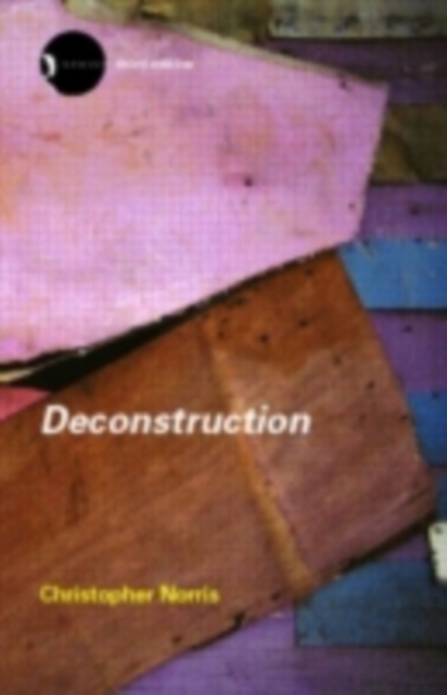 Deconstruction : Theory and Practice, PDF eBook