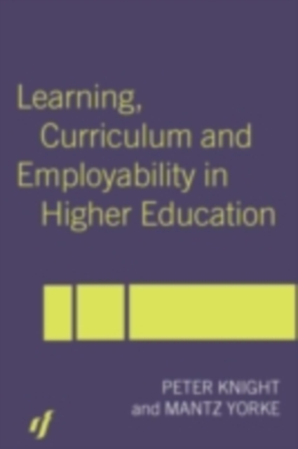 Learning, Curriculum and Employability in Higher Education, PDF eBook