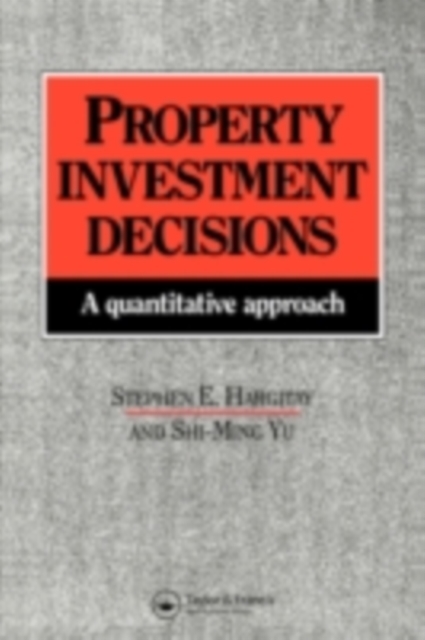 Property Investment Decisions : A quantitative approach, PDF eBook