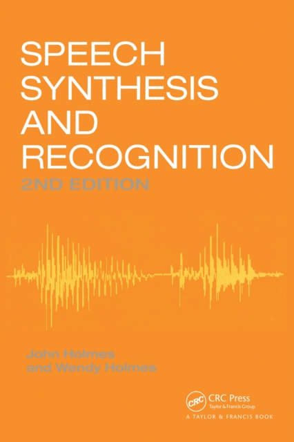 Speech Synthesis and Recognition, PDF eBook