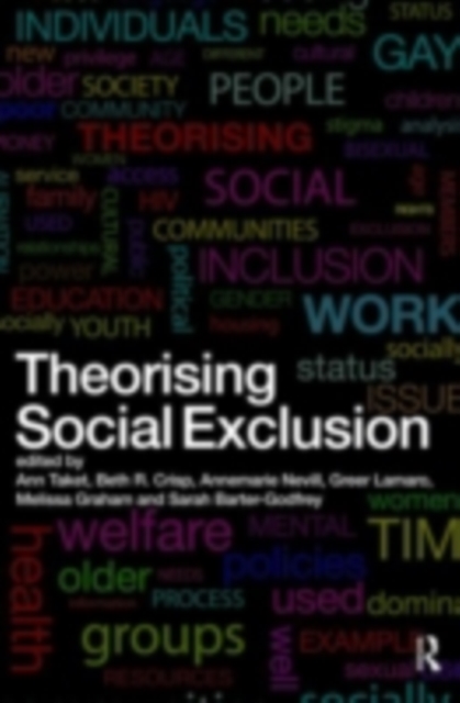 Theorising Social Exclusion, PDF eBook